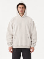 Snow Wash Fleece Oversize Hoodie