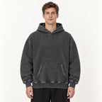 Snow Wash Fleece Oversize Hoodie