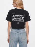 TOKATI Women's Mineral Wash Cotton Crop T-Shirt alternate view