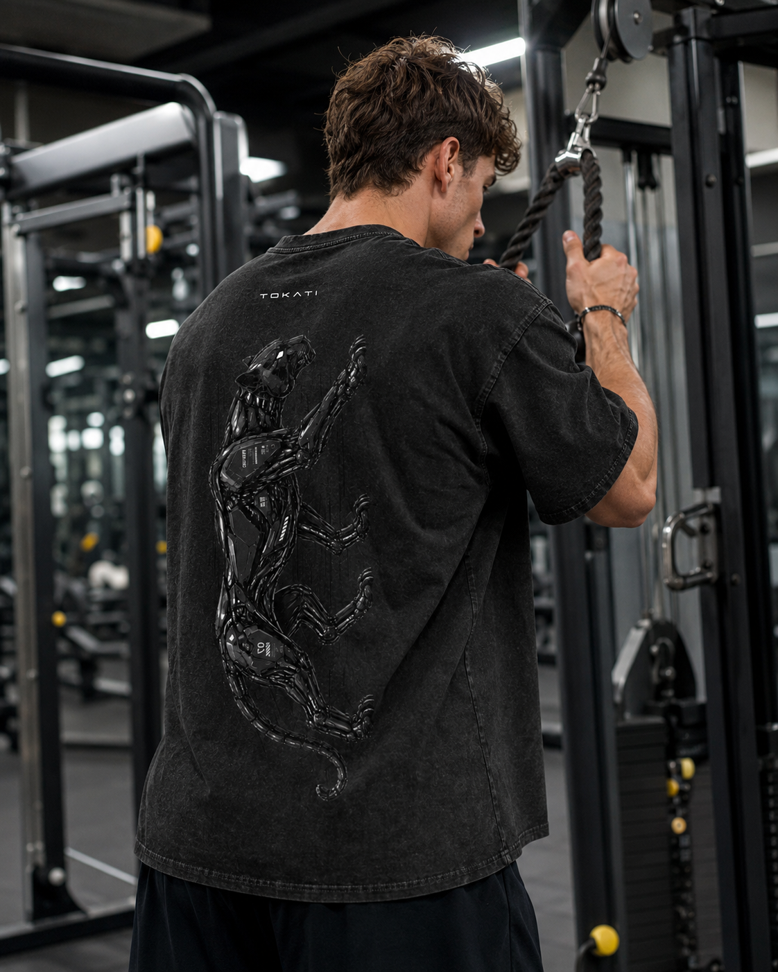 TOKATI Panther Oversized T-Shirt lifestyle view