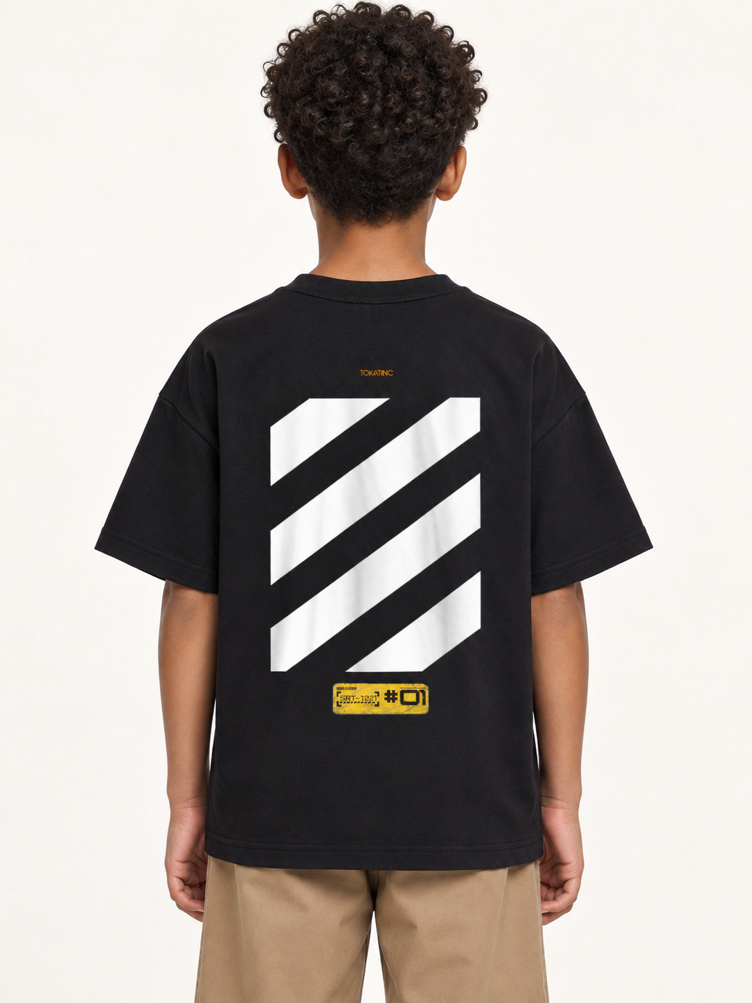 TOKATI kids loose fit drop shoulder T-shirt lifestyle view