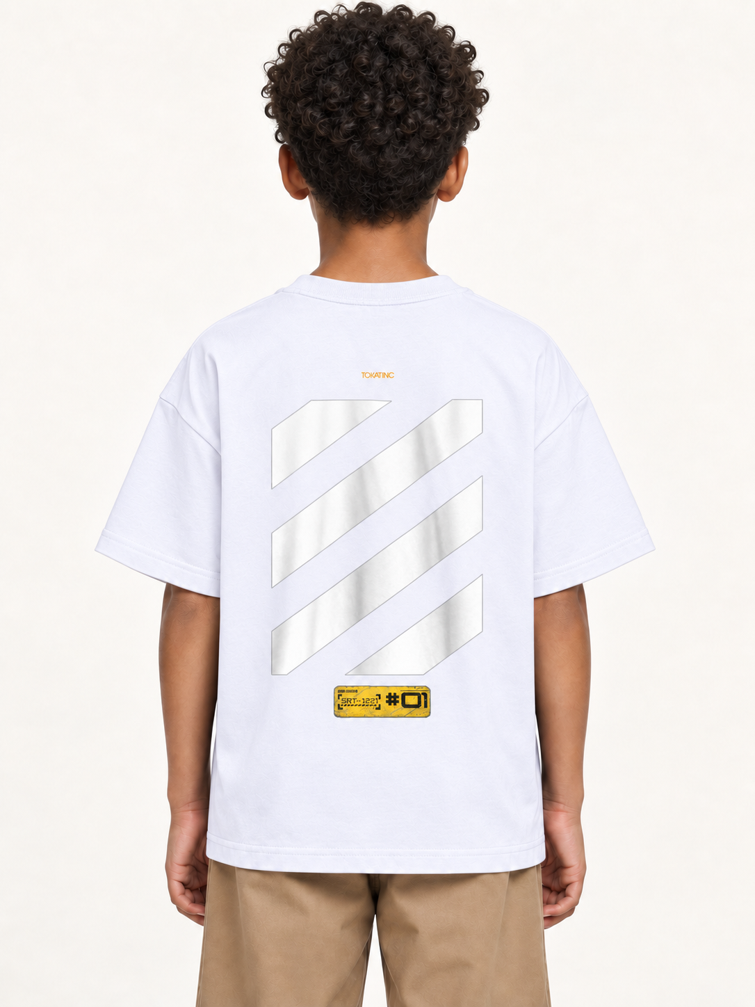 TOKATI kids loose fit drop shoulder T-shirt lifestyle view
