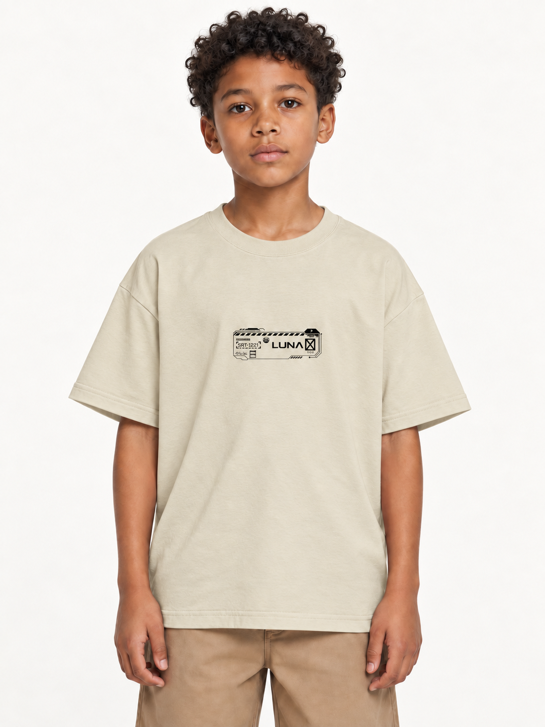 TOKATI kids loose fit drop shoulder T-shirt lifestyle view