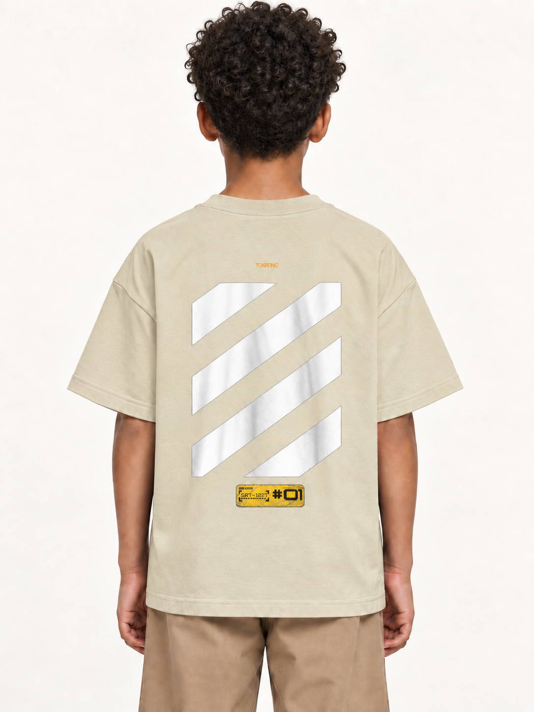 TOKATI kids loose fit drop shoulder T-shirt lifestyle view