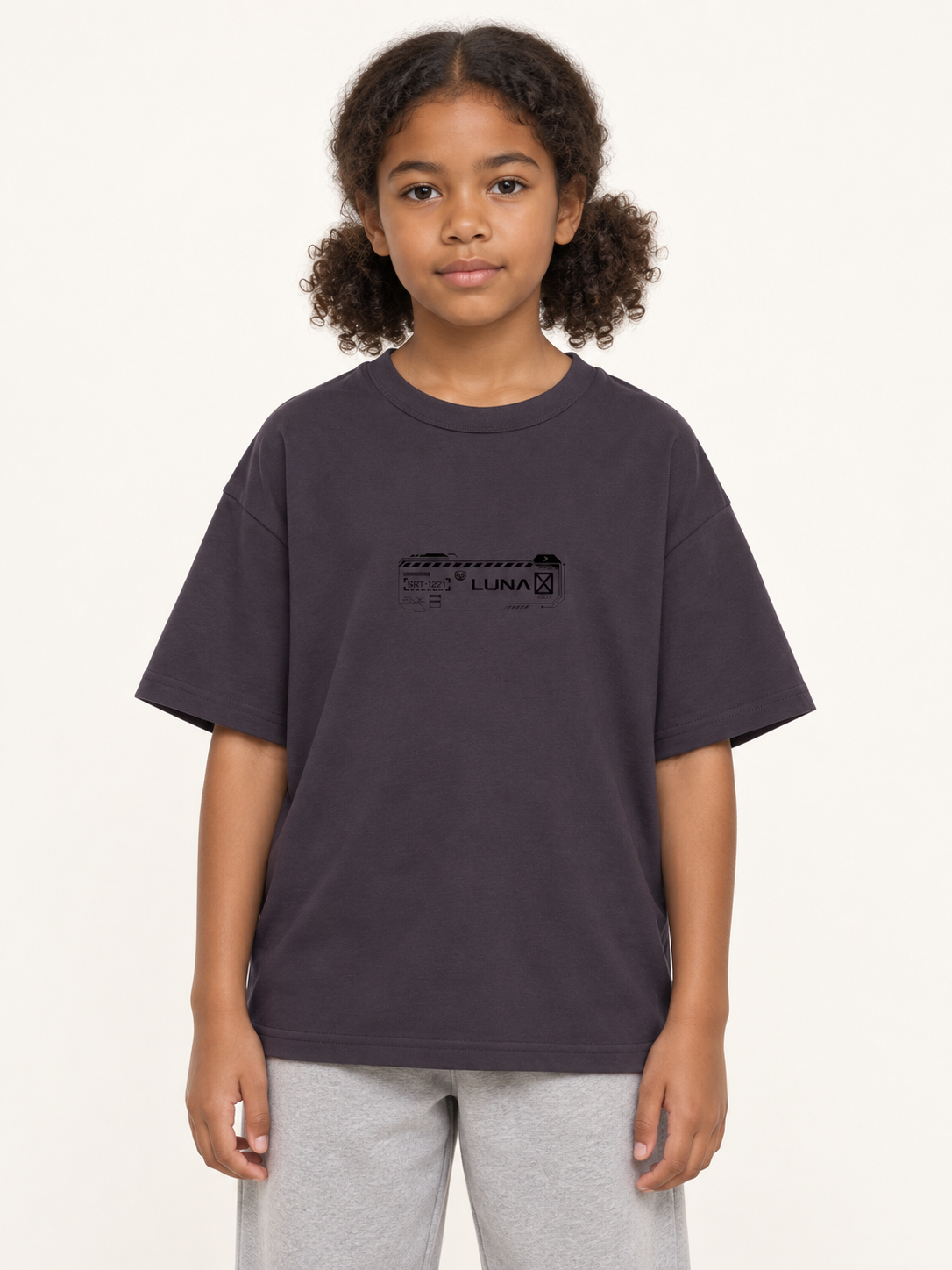 TOKATI kids loose fit drop shoulder T-shirt lifestyle view