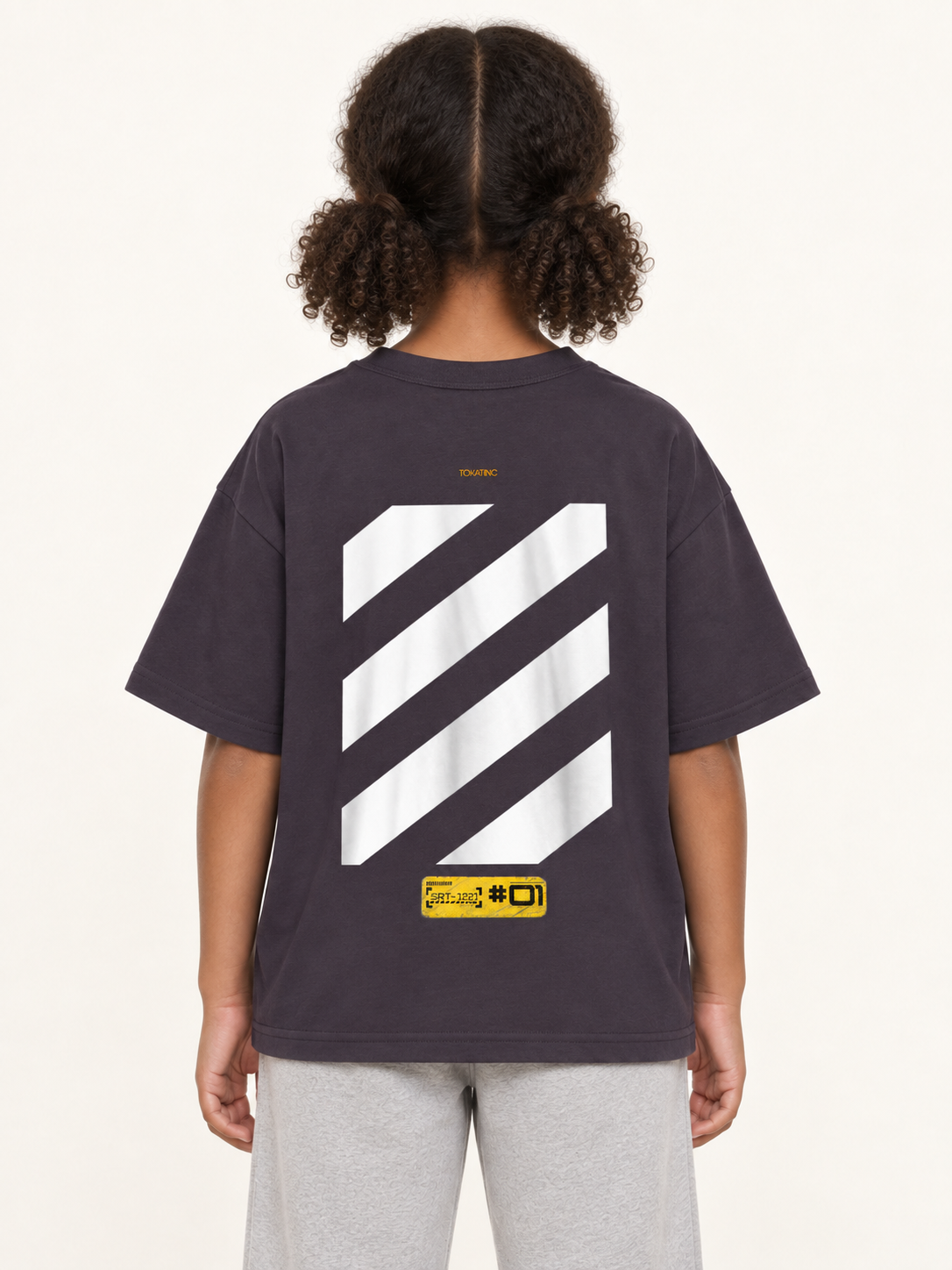 TOKATI kids loose fit drop shoulder T-shirt lifestyle view