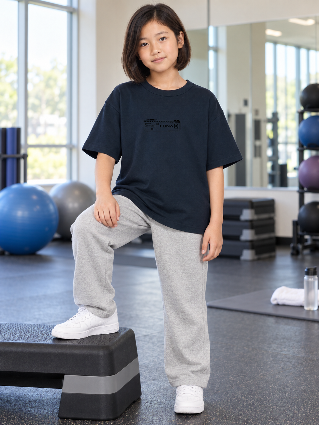 TOKATI kids loose fit drop shoulder T-shirt lifestyle view