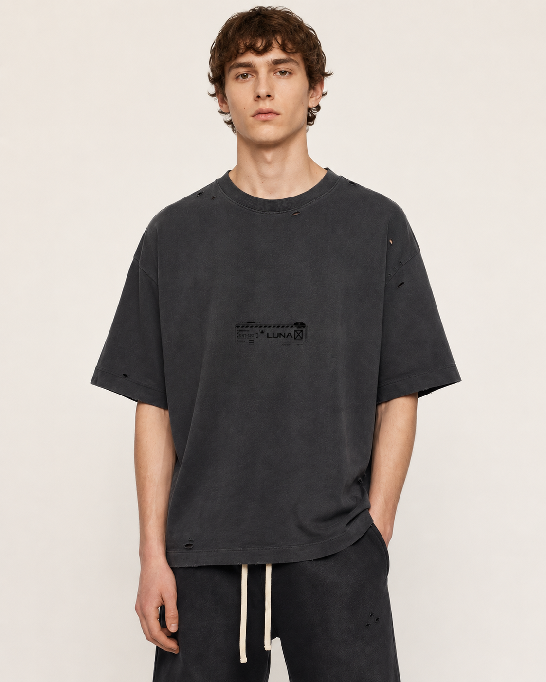 TOKATI Luna Heavyweight Oversized Tee black view