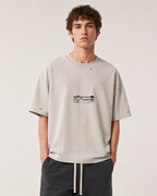TOKATI Luna Heavyweight Oversized Tee pale khaki view