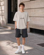 TOKATI Luna Heavyweight Oversized Tee pale khaki view
