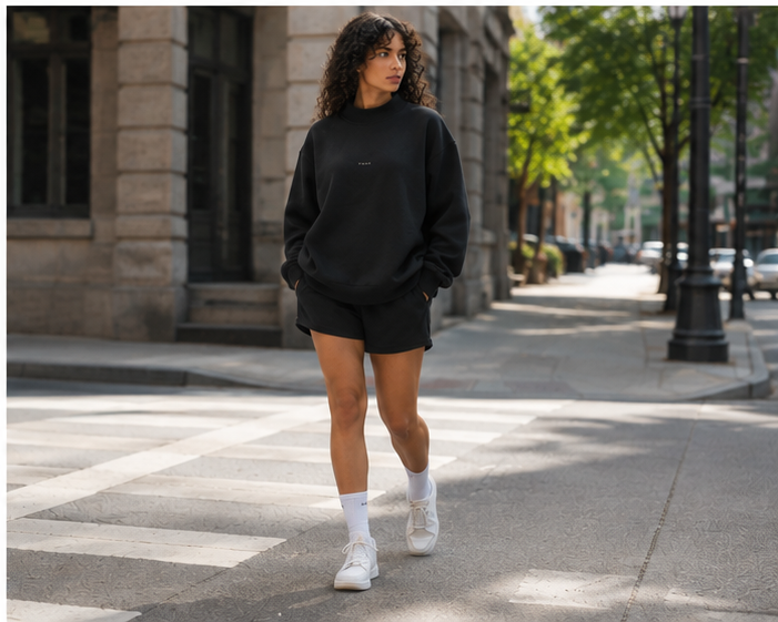 TOKATI Snow Washed Crop Top in a casual streetwear look