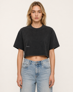 TOKATI Women's Mineral Wash Cotton Crop T-Shirt