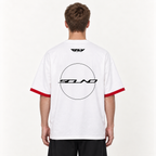Unisex Color Block Drop Shoulder T-Shirt