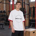 Unisex Color Block Drop Shoulder T-Shirt