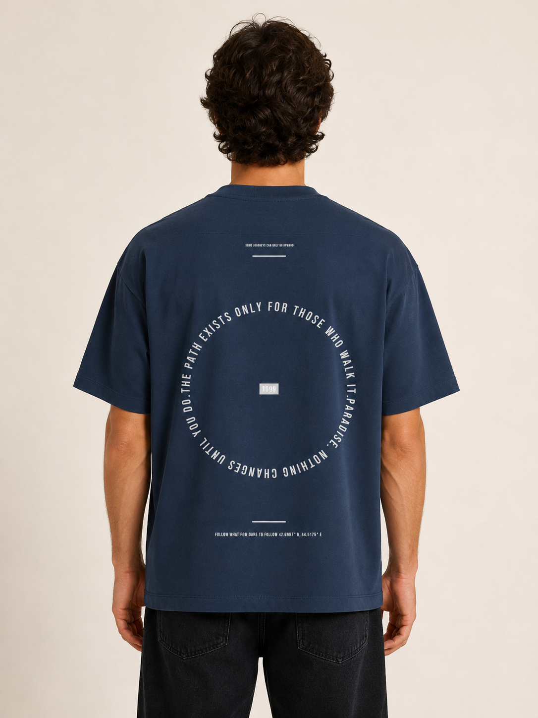 TOKATI Relaxed Lightweight Oversized T-Shirt dark blue view